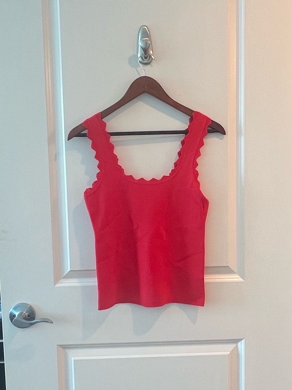 TUCKERNUCK Cherry Ric Rac Compression Tank - Picture 3 of 16